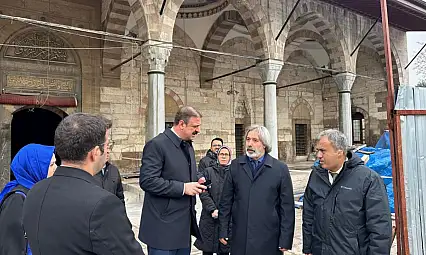 Vakıflar Genel Müdürü Aksu Konya'nın tarihi hazinelerini inceledi