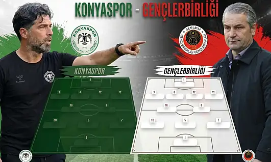 Konyaspor-Gençlerbirliği: Sürpriz tercihler olacak