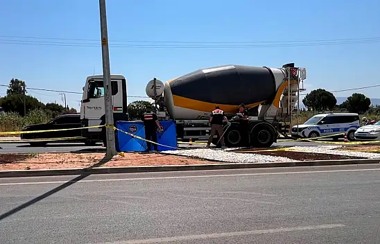 Beton mikseri yayaya çarptı, yaşlı kadın hayatını kaybetti