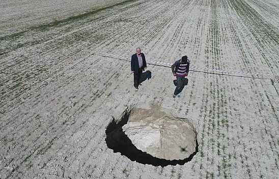 Konya'da obrukların yapısı değişti: Mağara çökmesi değil örtü tabakası boşalması