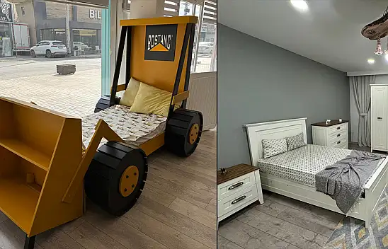 Konya'nın en büyük bebek ve genç odası mağazası: Aynı anda 45 farklı takım sergileniyor