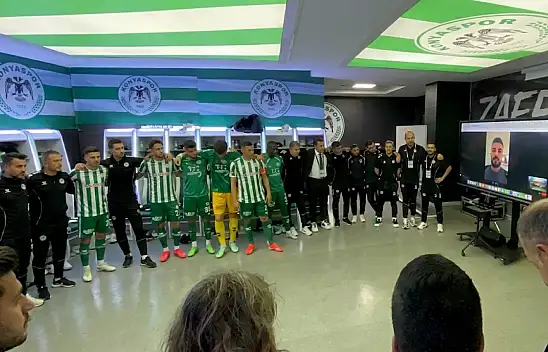 Konyaspor'da Adil'den duygusal video
