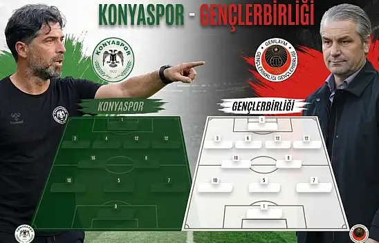 Konyaspor-Gençlerbirliği: Sürpriz tercihler olacak