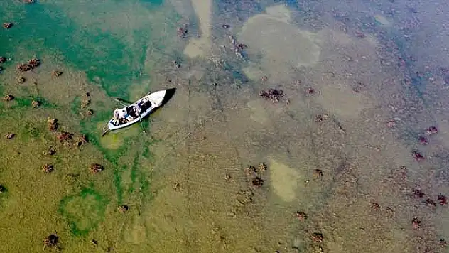 Suğla Gölü mevsimsel kuraklık nedeniyle zor günler yaşıyor