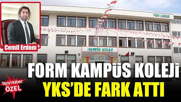 Form Kampüs Koleji YKS'de fark attı