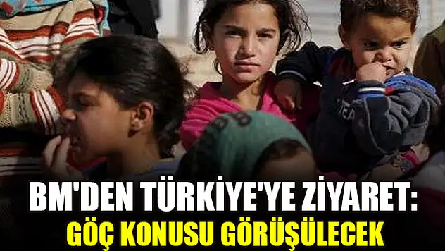 BM'den Türkiye'ye ziyaret: Göç konusu görüşülecek