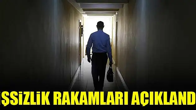 İşsizlik rakamları açıklandı