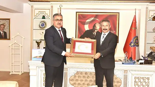 Başkan Ertaş'tan  Dinç'e ziyaret
