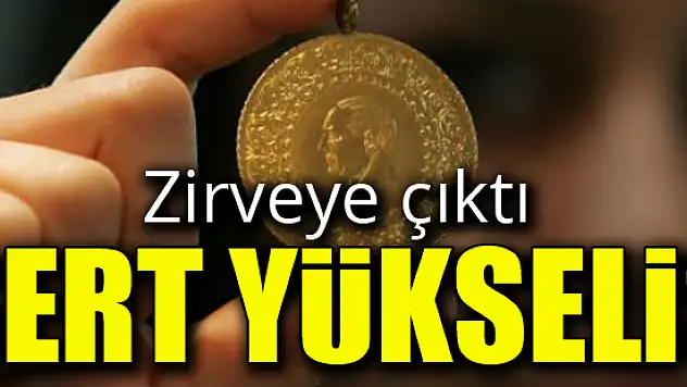 Altında sert yükseliş! Zirveye çıktı