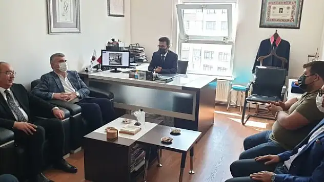 Milletvekili Akyürek'ten  HUDER'e tebrik ziyareti