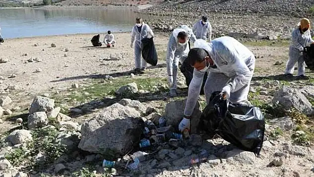 Altınapa Barajı'nda geniş çaplı temizlik