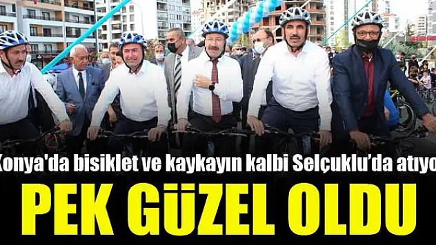 Konya'da bisiklet ve kaykayın kalbi Selçuklu'da atıyor