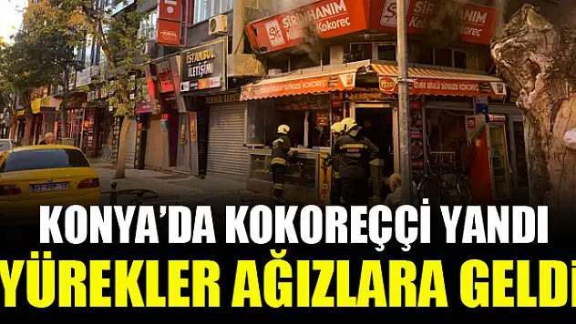 Konya'da yürekleri ağızlara getiren yangın!