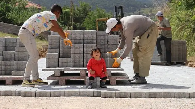 Ilgın'da kilitli parke  taşı hedefi aşılıyor