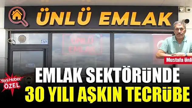 Emlak sektöründe 30 yılı aşkın tecrübe