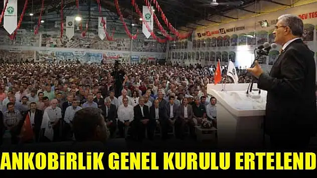 PANKOBİRLİK genel kurulu ertelendi!