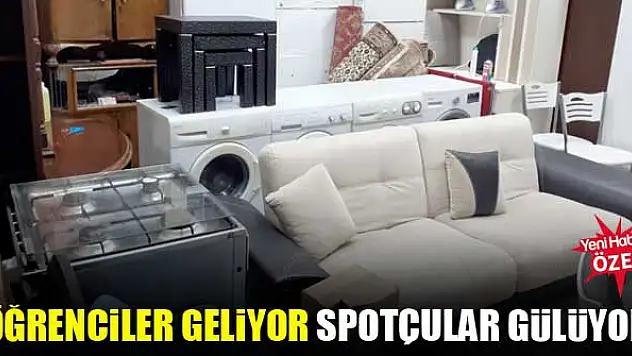 Öğrenciler geliyor, spotçular gülüyor