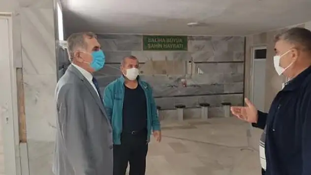 Huzur Camii inşaatında sona gelindi