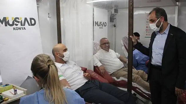 MÜSİAD Konya'dan Kan Bağışı