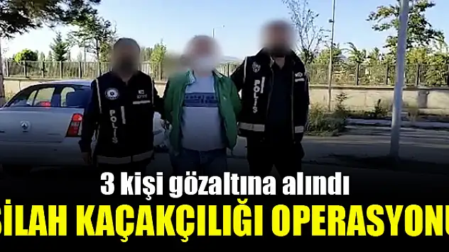 Konya'da silah kaçakçılığı operasyonu