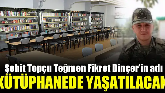 Şehidimizin adı yaşatılacak