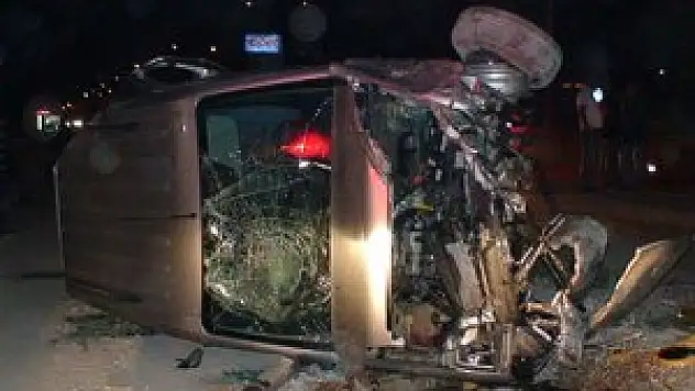 Konya'da trafik kazası: 2 yaralı