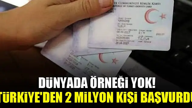 2 milyon kişinin ehliyeti, kimlik kartına aktarıldı