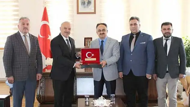 Müftü İmamoğlu'ndan  Kaymakam Orhan'a ziyaret