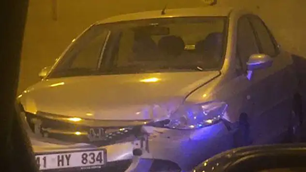 Konya'da maddi hasarlı trafik kazası