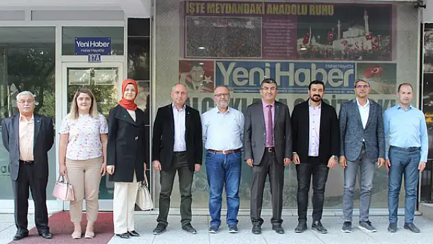 Gelecek Partisi'nden Yeni Haber'e ziyaret