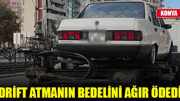 Drift atmanın bedelini ağır ödedi