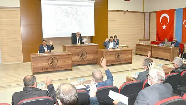 Çumra'da meclis  toplantısı yapıldı