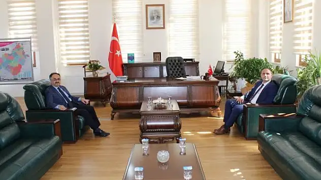 Buzcu Kaymakam  Orhan'ı ziyaret etti