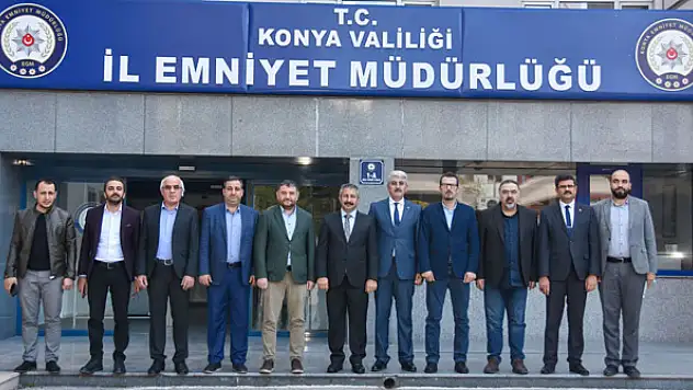 KGC Yönetimi, Emniyet Müdürü Dinç'i ziyaret etti