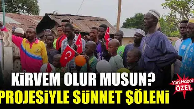 Kirvem olur musun? Projesiyle sünnet şöleni