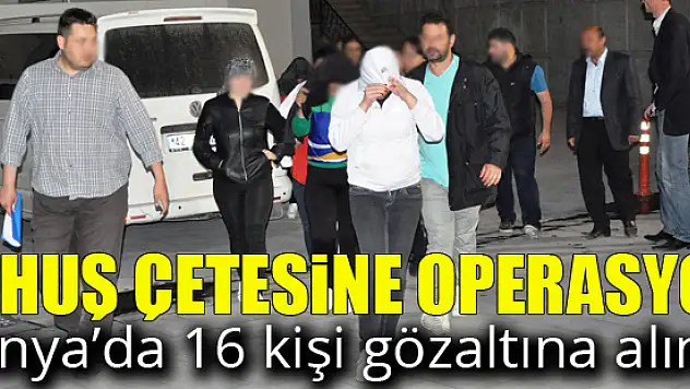 Konya'da fuhuş operasyonu