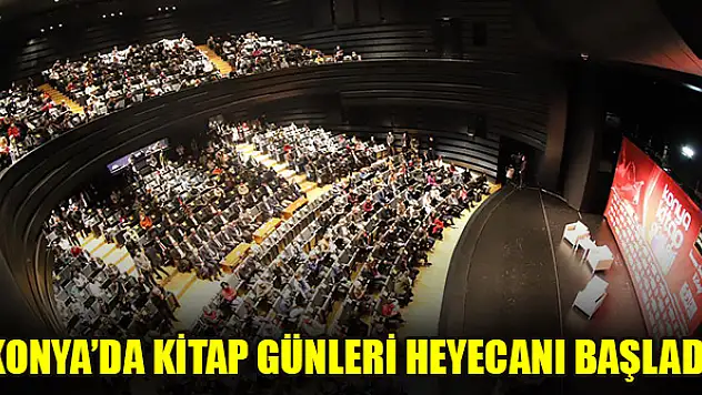 Konya'da Kitap Günleri Heyecanı Başladı