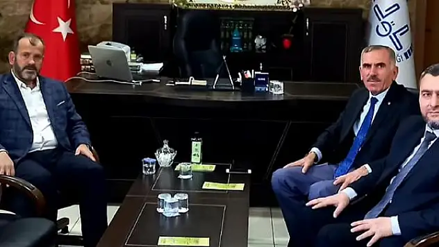 Ali Öge ve Selçuklu müftüsü Derin Karapınar'da