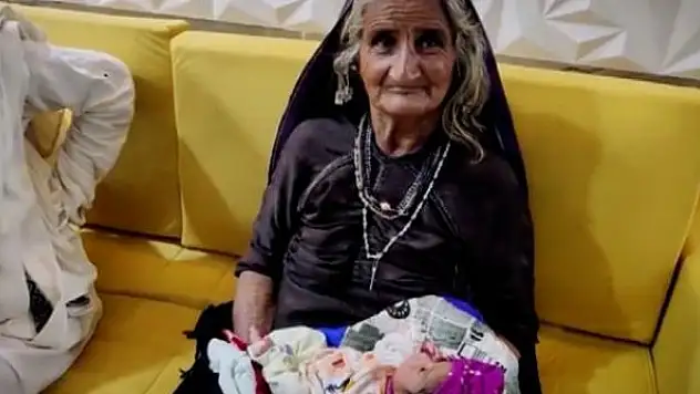 70 yaşında ilk kez anne oldu