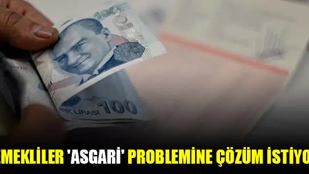 Emekliler 'asgari' problemine çözüm istiyor