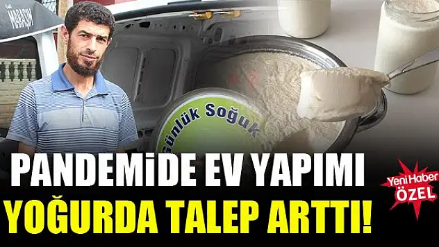 Pandemide ev yapımı yoğurda talep arttı!