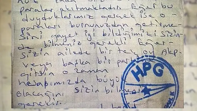 PKK'dan vatandaşa oy tehdidi