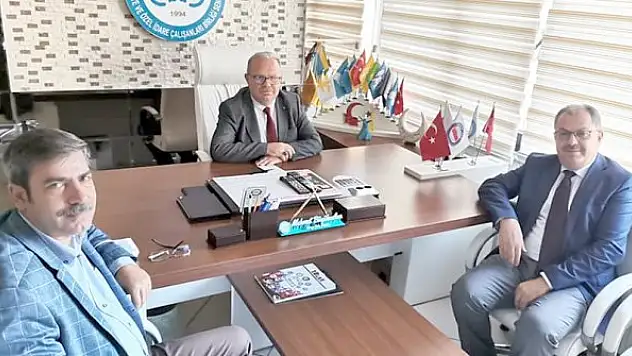Çakar ve Yiğit'ten Bem Bir Sen'e nezaket ziyareti