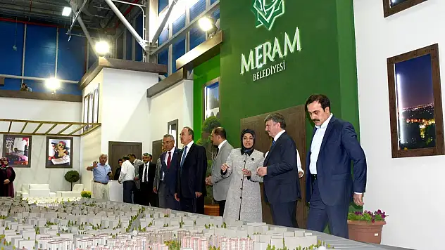 Meram Belediyesi'nin standına yoğun ilgi