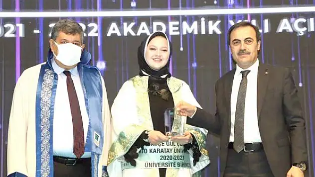 Düzenli ve disiplinli çalışarak okul birincisi oldu