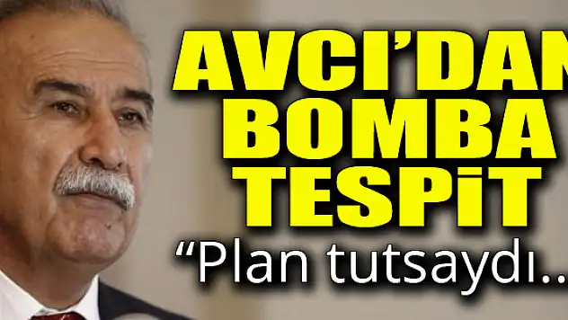 Avcı'dan bomba Paralel tespiti: Plan tutsaydı...