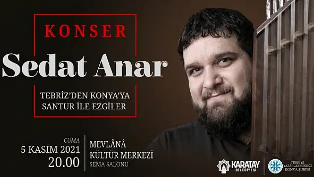 Santuri Sedat Anar MKM'de sahne alacak