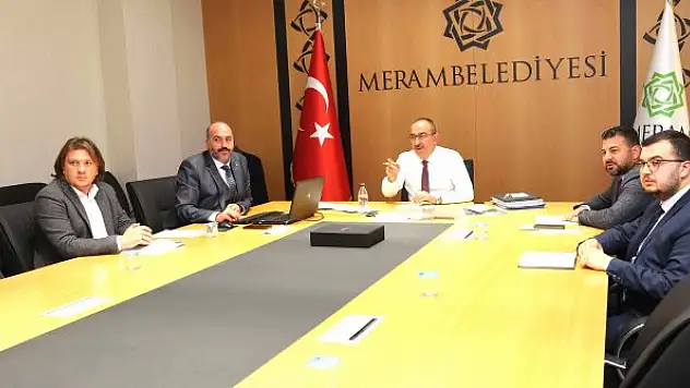 Meram'da çalışmalar masaya yatırılıyor