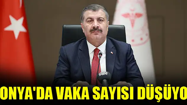 Konya'da vaka sayısı düşüyor