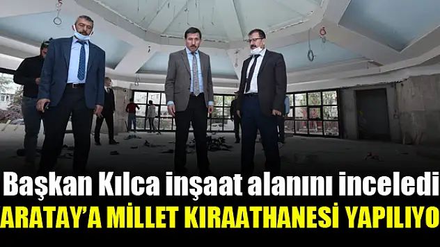 Karatay'a Millet Kıraathanesi yapılıyor